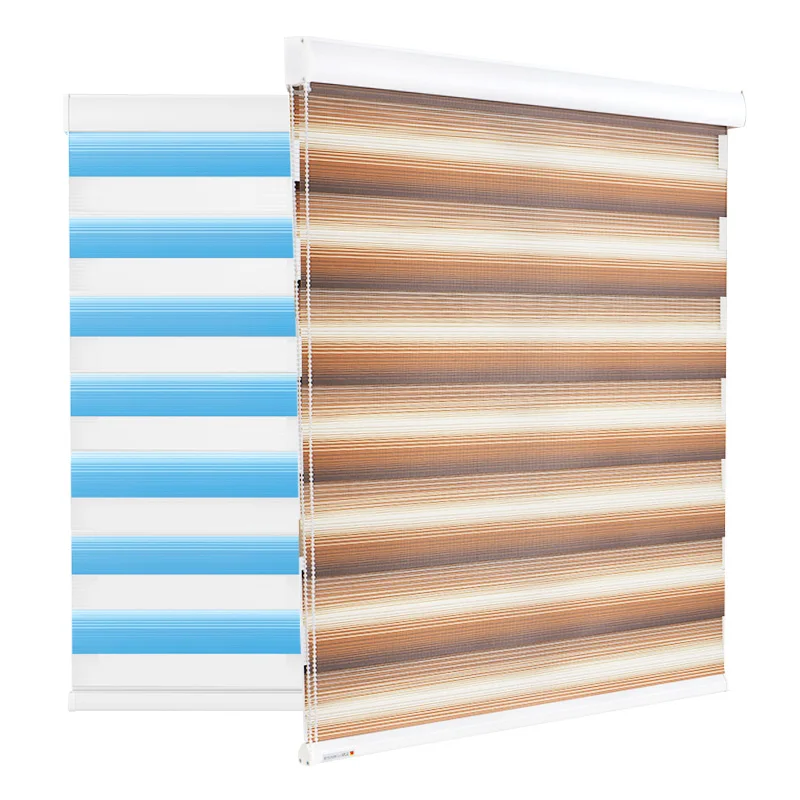 Custom Size Modern Zebra Blinds 85% Shading Rate Valance System Double Layers Linen Fabric Day night Blinds Gradient color
Custom Size Modern Zebra Blinds 85% Shading Rate Valance System Double Layers Linen Fabric Day night Blinds Gradient color