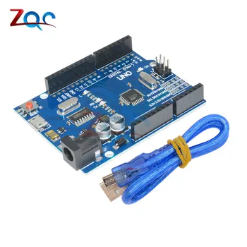 Micro USB UNO R3 MEGA328P CH340 CH340G Board ATMEGA328P-AU Controller Module Replace ATmega16U2 Cool Version One
Micro USB UNO R3 MEGA328P CH340 CH340G Board ATMEGA328P-AU Controller Module Replace ATmega16U2 Cool Version One