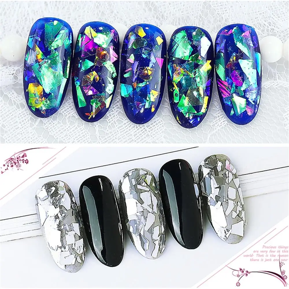 6 Boxes Cellophane Paper Irregular Flakes Slice For Nails 3D Glitter Nail Sequins Beautiful Abalone Shell Decorations Manicure
6 Boxes Cellophane Paper Irregular Flakes Slice For Nails 3D Glitter Nail Sequins Beautiful Abalone Shell Decorations Manicure