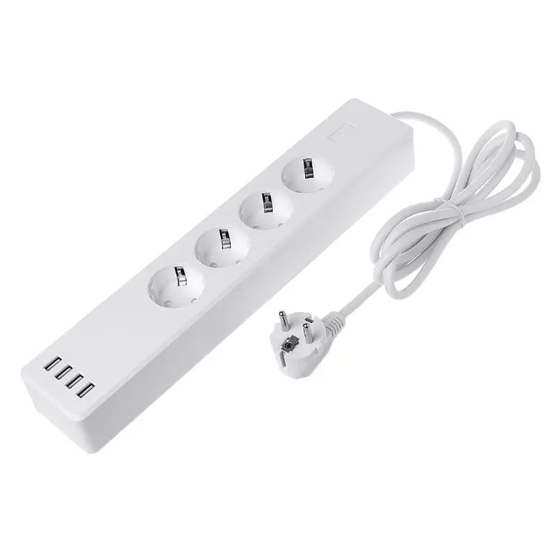 Smart Plugs WiFi Remote Control Timer 4 EU Sockets Hub 4 USB Ports Energy Saving
Smart Plugs WiFi Remote Control Timer 4 EU Sockets Hub 4 USB Ports Energy Saving