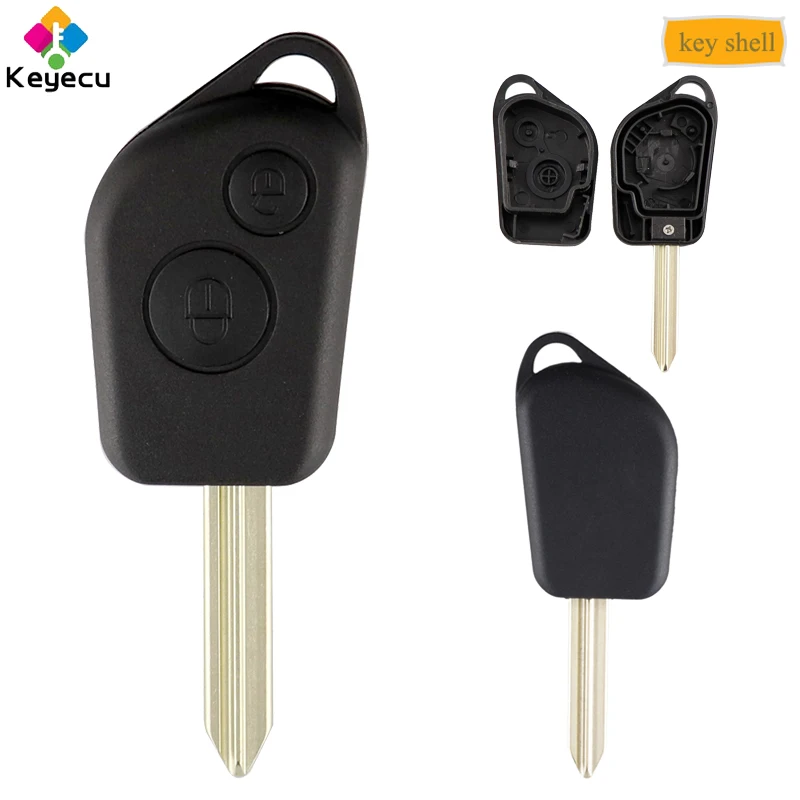 KEYECU Remote Control Car Key Cover Case Shell With 2 Button & SX9 Blade - FOB for Citroen Elysee Picasso Saxo Xsara Berlingo
KEYECU Remote Control Car Key Cover Case Shell With 2 Button & SX9 Blade - FOB for Citroen Elysee Picasso Saxo Xsara Berlingo