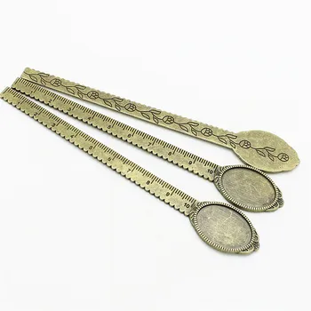 5 pcs/lot Antique Bronze Metal Alloy ruler Bookmarks 18*25 mm flower oval Cabochon Pendant Settings Jewelry Blank Charms 13B1608
5 pcs/lot Antique Bronze Metal Alloy ruler Bookmarks 18*25 mm flower oval Cabochon Pendant Settings Jewelry Blank Charms 13B1608