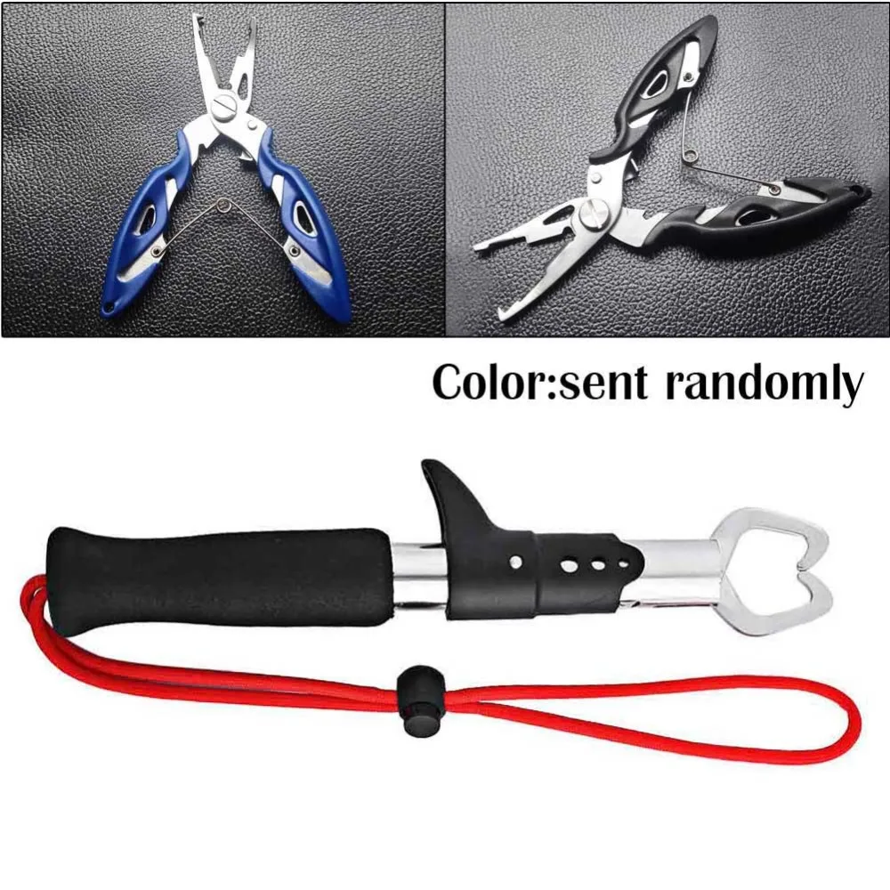 Brand New Hook Fish Lip Gripper Fishing Pliers Stainless Steel Scissors Cutter Set Remover Scissor Grip Fishing
Brand New Hook Fish Lip Gripper Fishing Pliers Stainless Steel Scissors Cutter Set Remover Scissor Grip Fishing