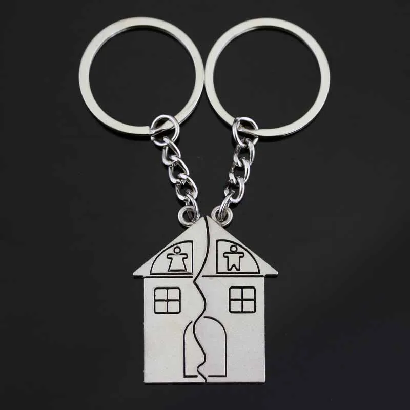 NEW Arrive Romantic Silver Plated Lovers Gift Couple Heart Keychain Fashion Keyring Fob Creativ DIY There you have a home
NEW Arrive Romantic Silver Plated Lovers Gift Couple Heart Keychain Fashion Keyring Fob Creativ DIY There you have a home