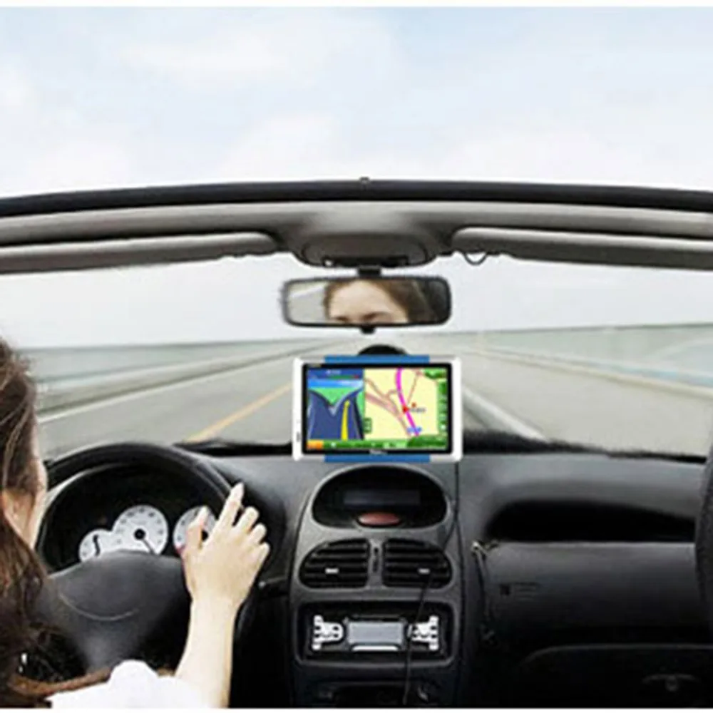 7.0 Inch Display CAR GPS 4GB Card+FM+MP4 SpeedCam SAT NAV 3D Bluetooth Car Vehicle GPS Tracker Positioning Device