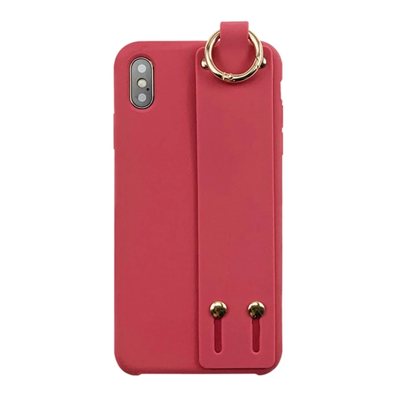 Liquid silicone wristband all-inclusive anti-fall soft shell phone case for iphone XS Max XS XR X 6 6S 7 8Plus Cover
Liquid silicone wristband all-inclusive anti-fall soft shell phone case for iphone XS Max XS XR X 6 6S 7 8Plus Cover