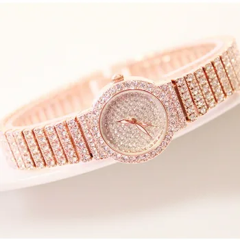 Luxury Women's Quartz Watch Full Rhinestone Elegant Dress Watch Ladies Rhinestone Watch Three Colors Optional
Luxury Women's Quartz Watch Full Rhinestone Elegant Dress Watch Ladies Rhinestone Watch Three Colors Optional