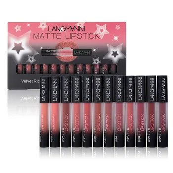 12pcs Waterproof Matte Lip gloss Kit lip Tint Liquid Lipstick Lip Gloss Suit Maquiagem Lip Gloss Cosmetic Beauty Makeup
12pcs Waterproof Matte Lip gloss Kit lip Tint Liquid Lipstick Lip Gloss Suit Maquiagem Lip Gloss Cosmetic Beauty Makeup