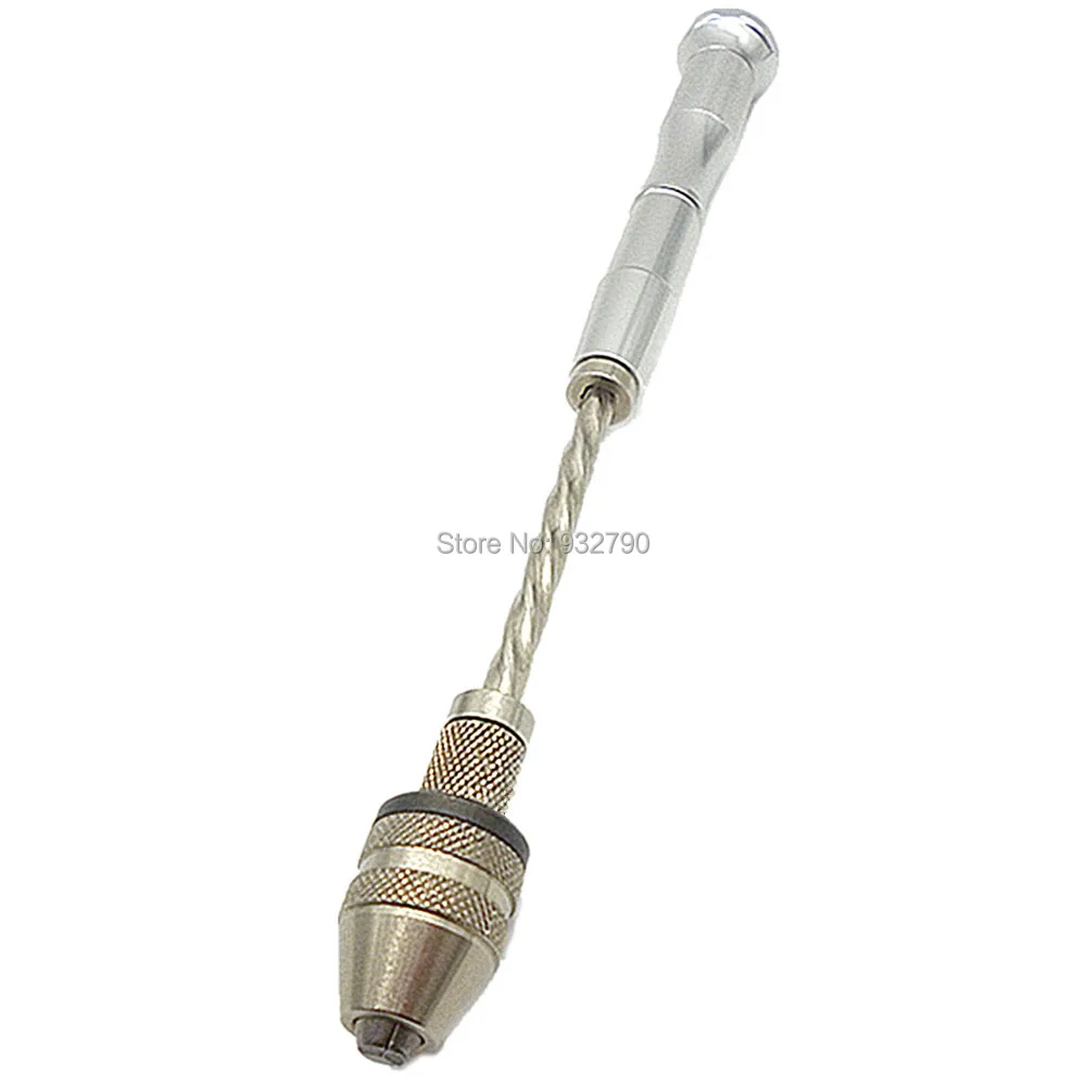 Manual Hand Drill Spiral Jewelry Craft Mini Hand Push Drill Chuck Wood Plastic Drilling Tools Beading Walnut Hand Twist Drill