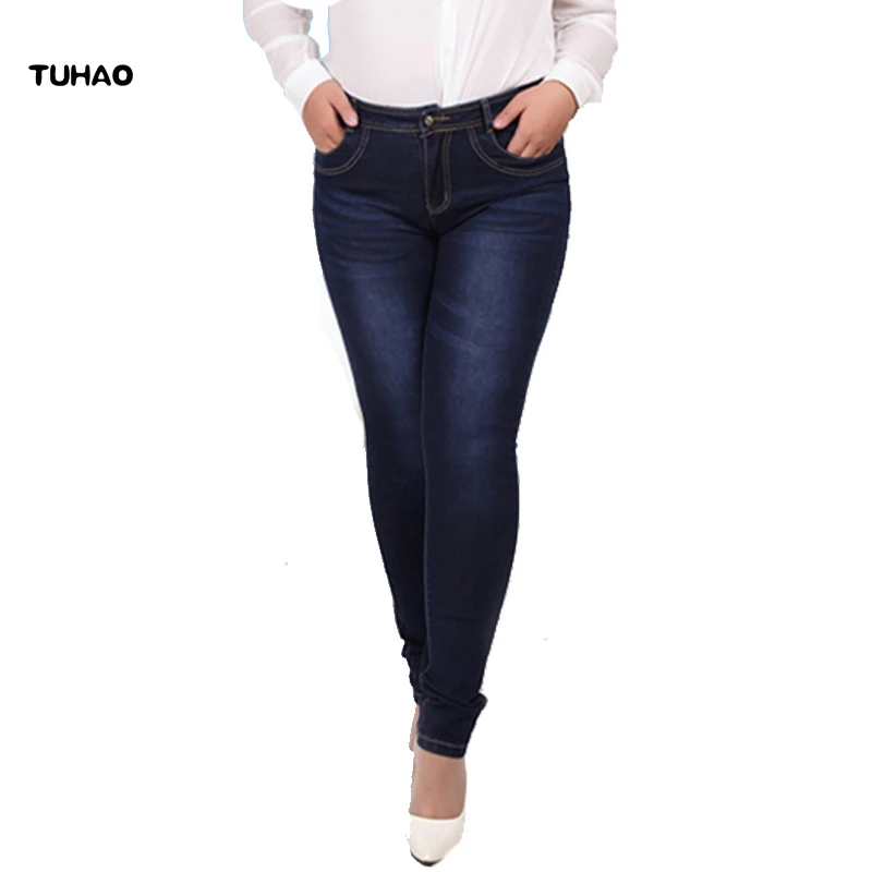 TUHAO Plus Size pencil pants 2017 autumn casual Woman Jeans Skinny Elastic Jeans Women Denim Pants High Waist Femme Jeans PT19
TUHAO Plus Size pencil pants 2017 autumn casual Woman Jeans Skinny Elastic Jeans Women Denim Pants High Waist Femme Jeans PT19