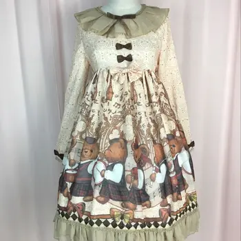 Free Real Special Offer Shipping 2019 Band Bear Printed Lolita Long Sleeve Op Cute Dresses In Stock
Free Real Special Offer Shipping 2019 Band Bear Printed Lolita Long Sleeve Op Cute Dresses In Stock