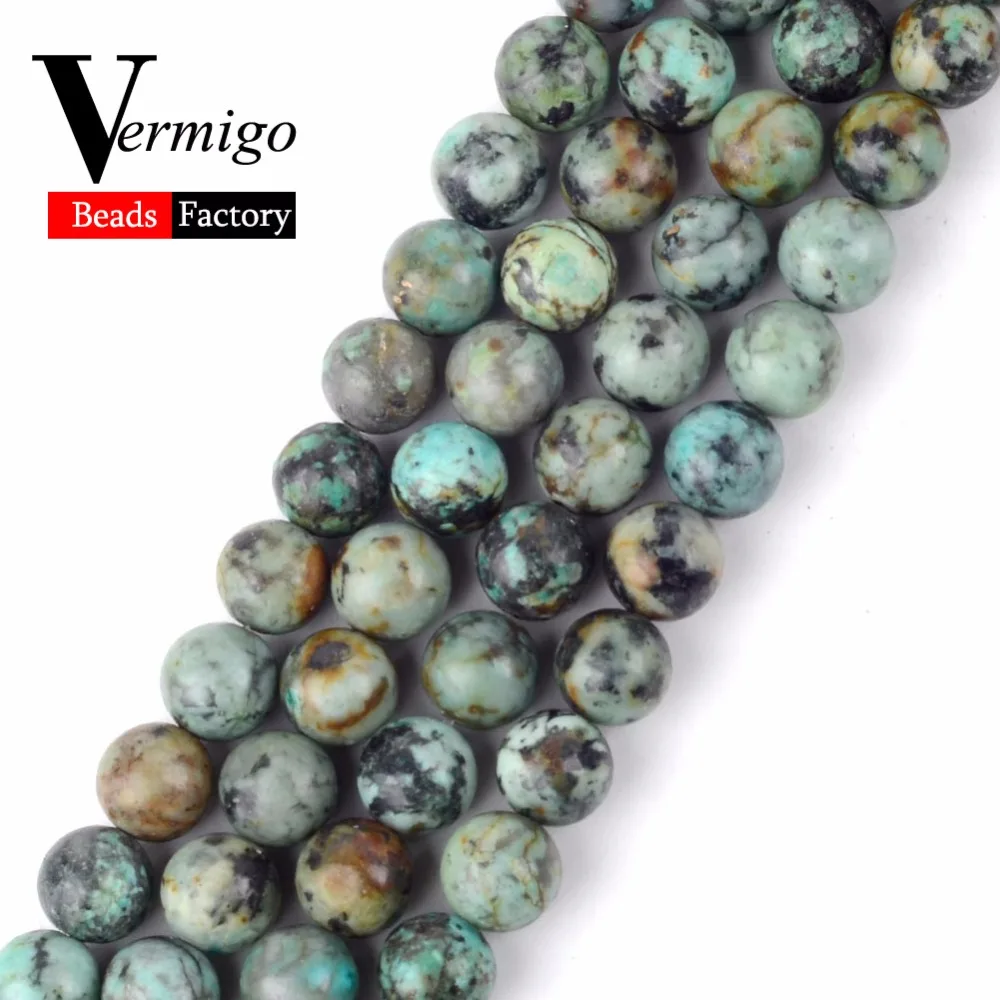 Factory Wholesale Africa Turquoises Natural Round Stone Beads 4 6 8 10mm Loose Beads For Jewelry Making Diy Bracelet 15" Strand
Factory Wholesale Africa Turquoises Natural Round Stone Beads 4 6 8 10mm Loose Beads For Jewelry Making Diy Bracelet 15" Strand
