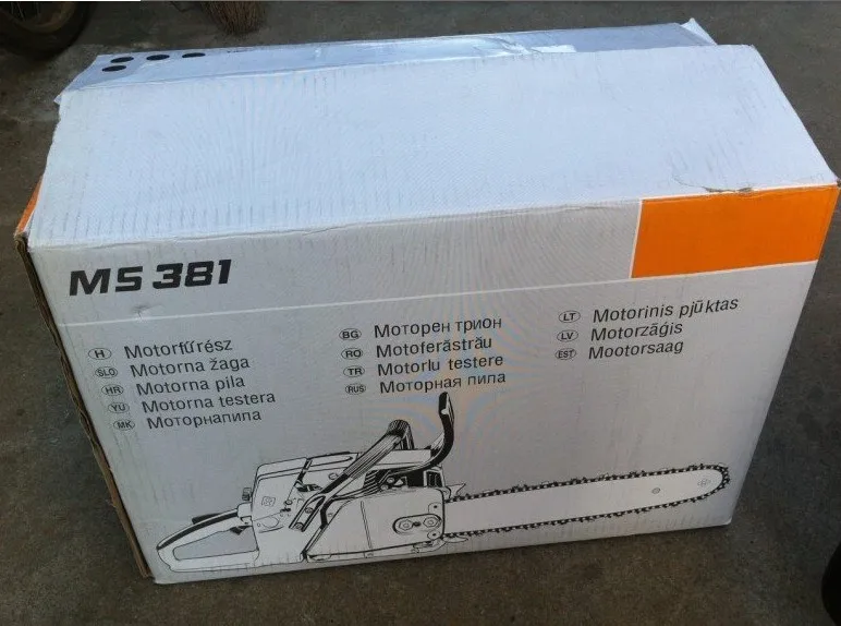 MS381chain saw with 18" bar ,72cc ,good quality gasoline chainsaw brand new with free shipping
MS381chain saw with 18" bar ,72cc ,good quality gasoline chainsaw brand new with free shipping