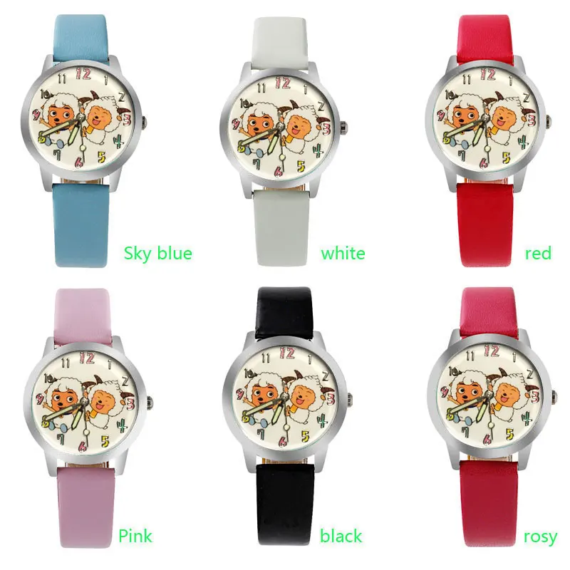 White Pink Sheep Cartoon Anime Children's Watch Casual Crystal Leather Girl Boy Luminous Clock Bracelet Watch Relogio Feminino
White Pink Sheep Cartoon Anime Children's Watch Casual Crystal Leather Girl Boy Luminous Clock Bracelet Watch Relogio Feminino