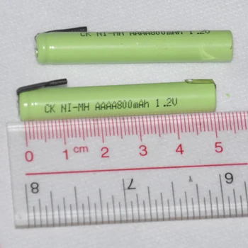 UNITEK 10PCS 1.2V AAAA rechargeable battery 800mah 4A ni-mh nimh cell with welding pins for Laser pointer pen flashlight
UNITEK 10PCS 1.2V AAAA rechargeable battery 800mah 4A ni-mh nimh cell with welding pins for Laser pointer pen flashlight