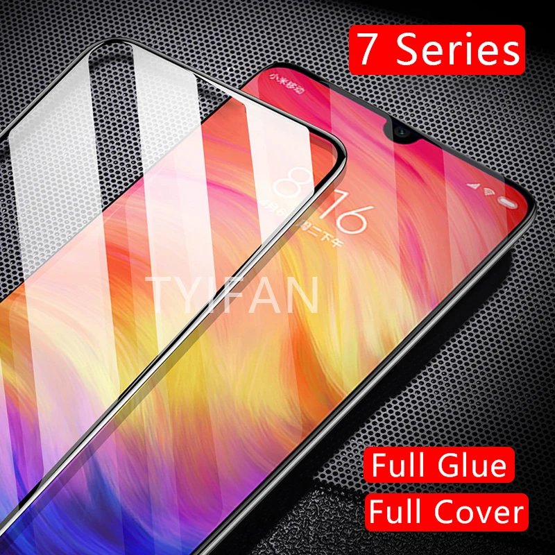 

protective glass on redmi note 7 pro 7a tempered glas screen protector for xiaomi ksiomi note7 not 7 a a7 safety tremp xiomi 9d