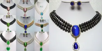free shipping 10color-3row white/pink/black pearl & /opal necklace pendant earring set can choose
free shipping 10color-3row white/pink/black pearl & /opal necklace pendant earring set can choose