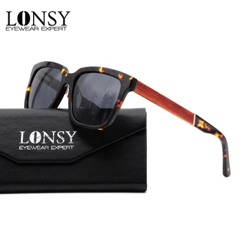 LONSY Fashion High Quality Acetate Wooden Sunglasses Women/Men Brand Designer UV400 Mirror Polarized Lenses Sun Glasses
LONSY Fashion High Quality Acetate Wooden Sunglasses Women/Men Brand Designer UV400 Mirror Polarized Lenses Sun Glasses