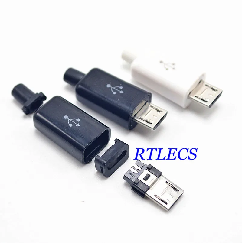 100 sets DIY Micro USB 2.0 Type B Male 5pin 4 parts in 1 Assembly Connector Plug Socket wire / USB Cable solder type
100 sets DIY Micro USB 2.0 Type B Male 5pin 4 parts in 1 Assembly Connector Plug Socket wire / USB Cable solder type