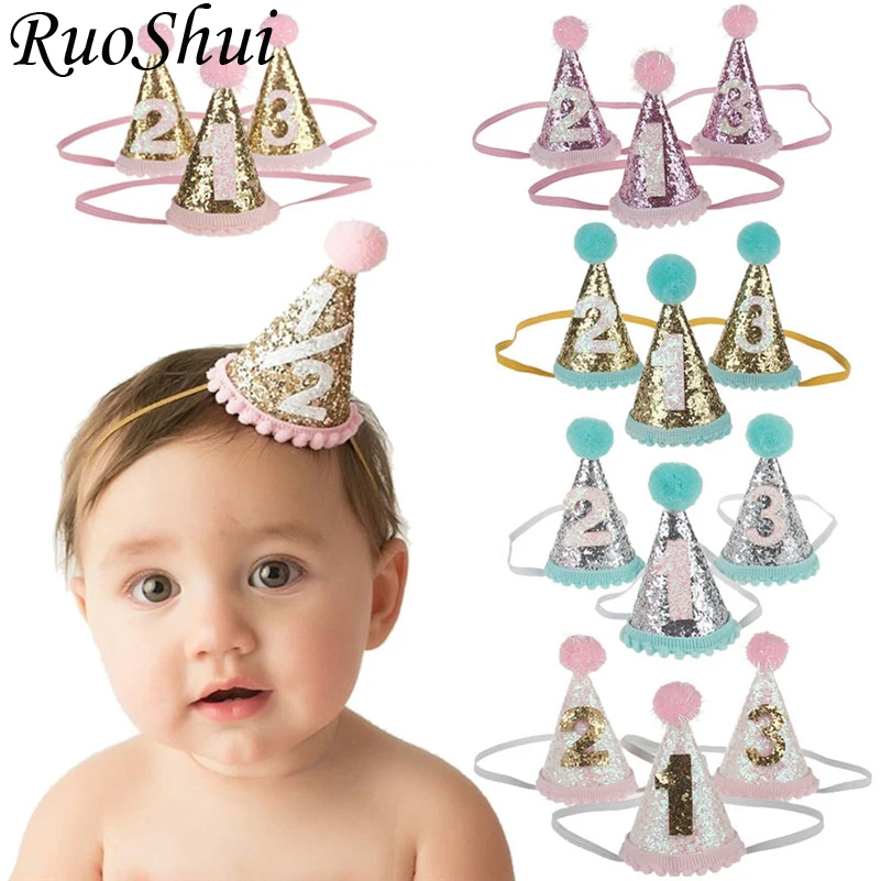 Baby Birthday Party Headband Girls Kids Cone Geometry Party Decor Hats 1st 2nd 3rd Year Old Caps Child Princess Hair Accessories
Baby Birthday Party Headband Girls Kids Cone Geometry Party Decor Hats 1st 2nd 3rd Year Old Caps Child Princess Hair Accessories