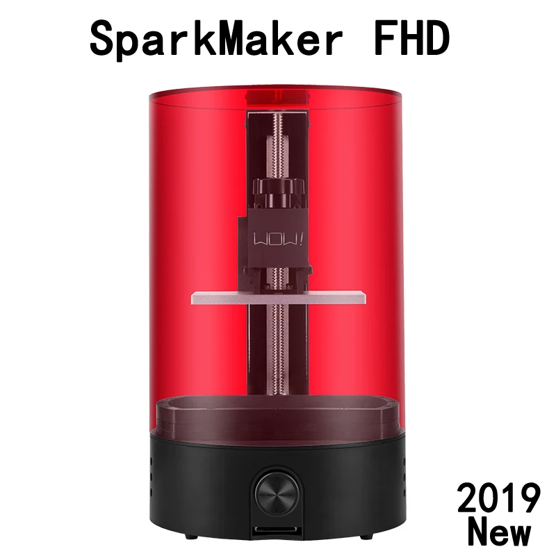 2019 Обновление 3d принтер SparkMaker FHD быстрая скорость печати высокое разрешение 1080p SLA