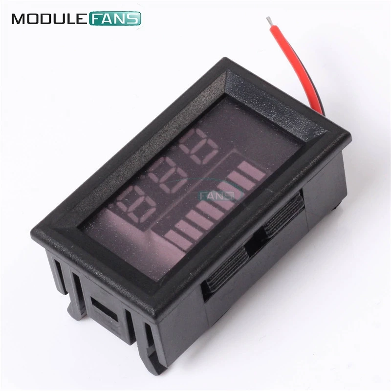 Red Charge Level Indicator Battery Capacity Tester Dual Display LED Digital Voltmeter For 48V Red Lead-acid Lithium Battery
Red Charge Level Indicator Battery Capacity Tester Dual Display LED Digital Voltmeter For 48V Red Lead-acid Lithium Battery