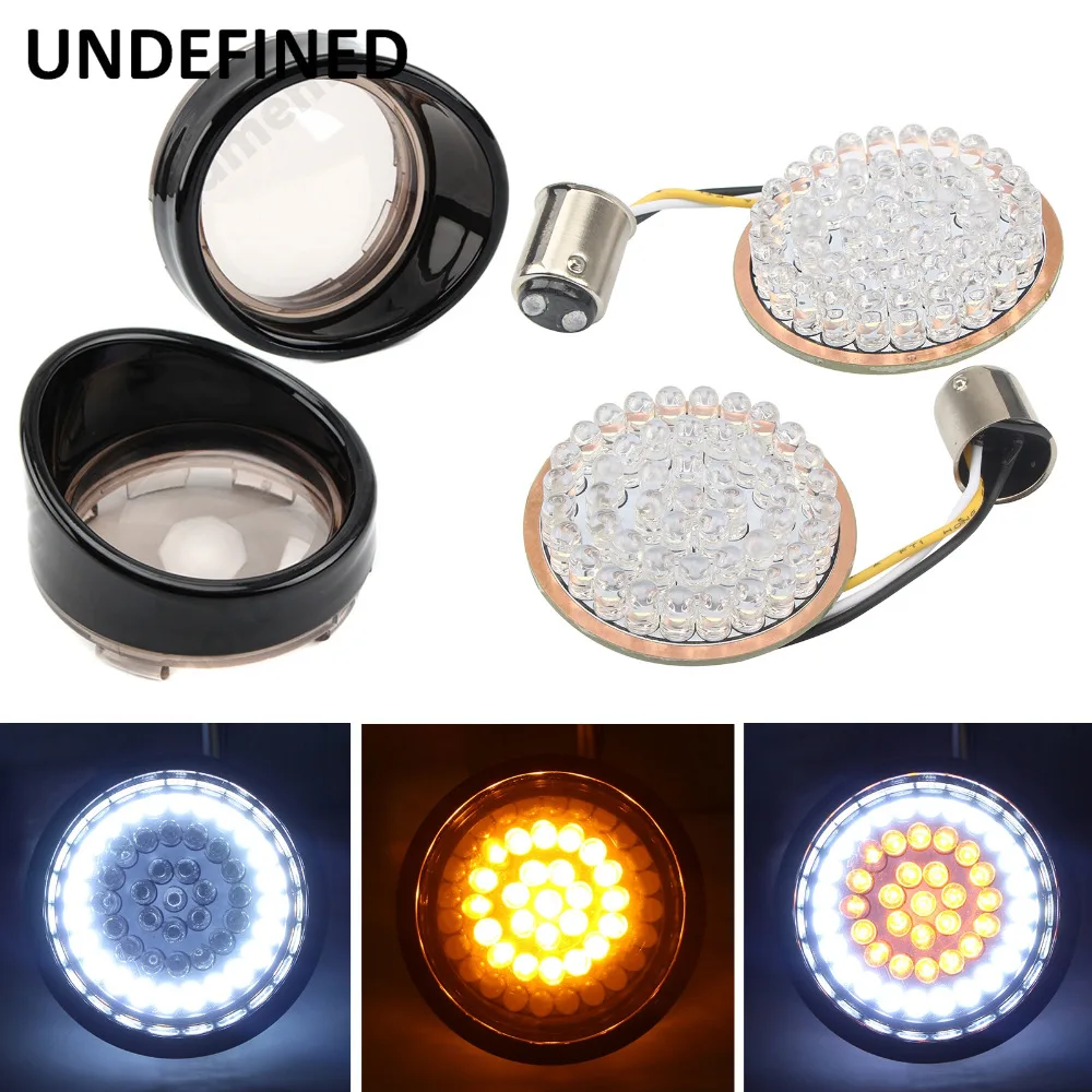 Motorcycle LED Turn Signal Indicator Lights Lamp w/Lens Cover For Harley Touring Street Glide Sportster Dyna Softail FLSTF 1157
Motorcycle LED Turn Signal Indicator Lights Lamp w/Lens Cover For Harley Touring Street Glide Sportster Dyna Softail FLSTF 1157