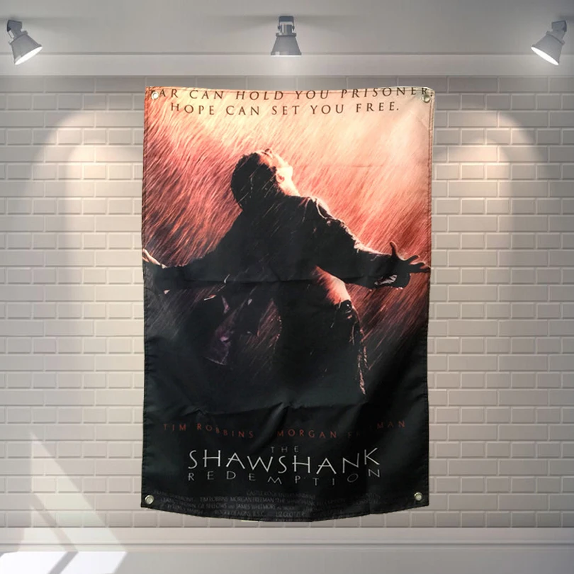 "The Shawshank Redemption" Classic Movies Cloth Flag Banners & Accessories Bar Billiards Hall Studio Theme Wall Hanging Decor
"The Shawshank Redemption" Classic Movies Cloth Flag Banners & Accessories Bar Billiards Hall Studio Theme Wall Hanging Decor