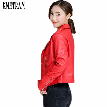 KMETRAM 2020 Spring Autumn Short Pu Leather Jacket Black Motorcycle Coat Faux Leather Biker Jacket Slim Soft Jacket Female HH917
KMETRAM 2020 Spring Autumn Short Pu Leather Jacket Black Motorcycle Coat Faux Leather Biker Jacket Slim Soft Jacket Female HH917