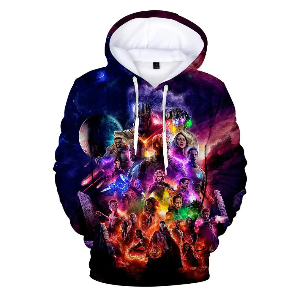 

Hoodie Cosplay Avengers Ultimate Quantum Field Sweatshirt Jacket Advanced Tech Apparition Avengers End Game Cap Superhero Hoodie