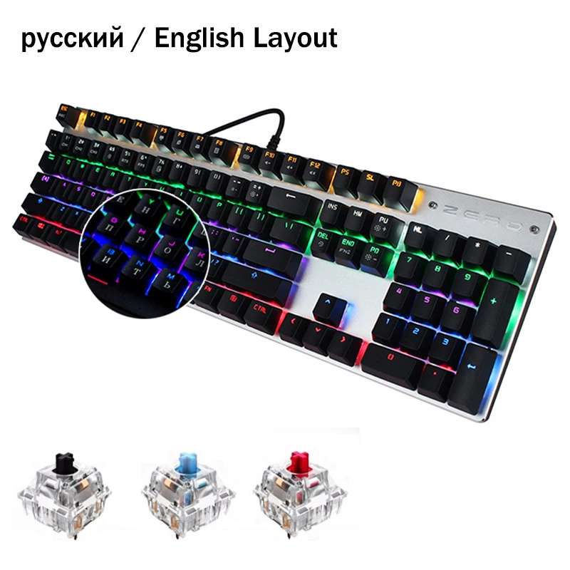 ME TOO Edition Mechanical Keyboard USB Wired Gaming Keyboard Blue/Black Switch RGB LED Backlight Mode for Desktop Laptop Gamer
ME TOO Edition Mechanical Keyboard USB Wired Gaming Keyboard Blue/Black Switch RGB LED Backlight Mode for Desktop Laptop Gamer