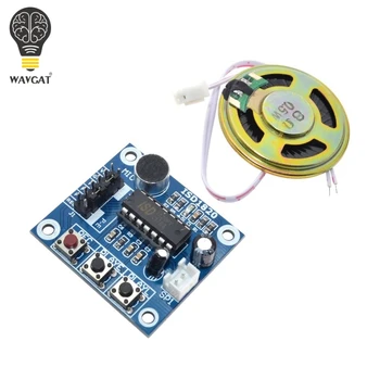 ISD1820 recording module voice module the voice board telediphone module board with Microphones + Loudspeaker for arduino
ISD1820 recording module voice module the voice board telediphone module board with Microphones + Loudspeaker for arduino