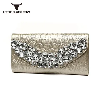 New Elegant Women Crystal Beading Flap Crutch Bag Leather Chain Shoulder Bags Fashion Diamonds Office Party Evening Bags White
New Elegant Women Crystal Beading Flap Crutch Bag Leather Chain Shoulder Bags Fashion Diamonds Office Party Evening Bags White