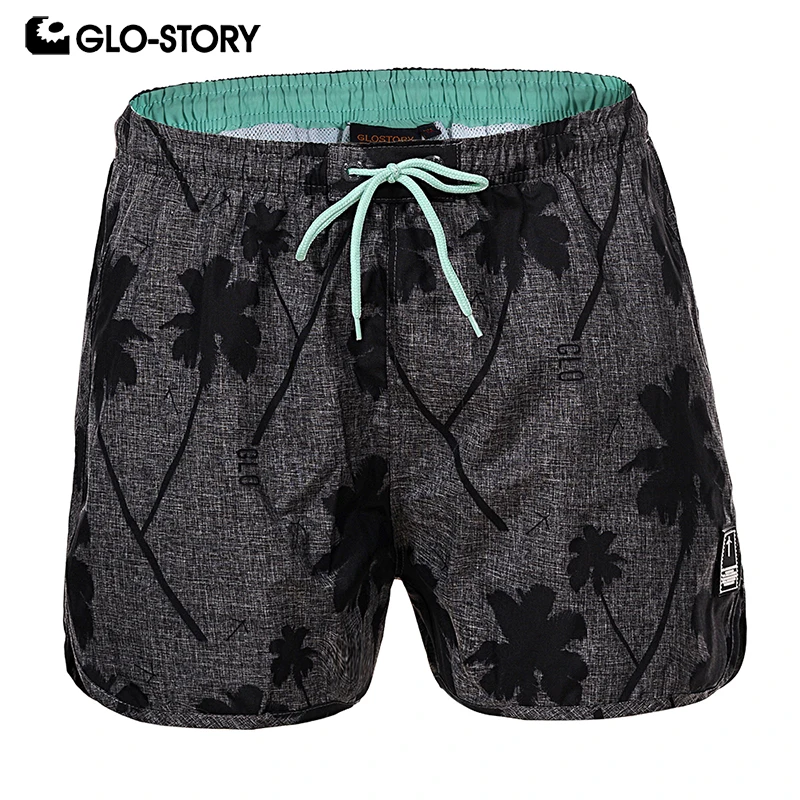 GLO-STORY Men's 2018 Summer Beach Shorts Men Casual Drawstring Waist Coconut Tree Print Board Swimshorts MTK-1748
GLO-STORY Men's 2018 Summer Beach Shorts Men Casual Drawstring Waist Coconut Tree Print Board Swimshorts MTK-1748