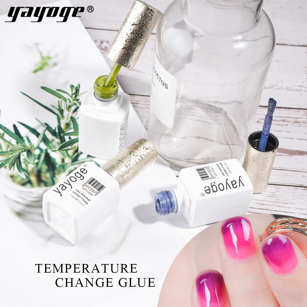 YAYOGE Nail Gel Polish 72 colors 15 ml Temperature Changing Chameleon UV Gel Varnish Manicure Long Lasting (51-72)
YAYOGE Nail Gel Polish 72 colors 15 ml Temperature Changing Chameleon UV Gel Varnish Manicure Long Lasting (51-72)