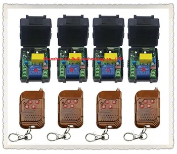 New AC220V 1CH Radio Controller RF Wireless Relay Remote Control Switch four Transmitter + four Receiver --JRL220V-51
New AC220V 1CH Radio Controller RF Wireless Relay Remote Control Switch four Transmitter + four Receiver --JRL220V-51
