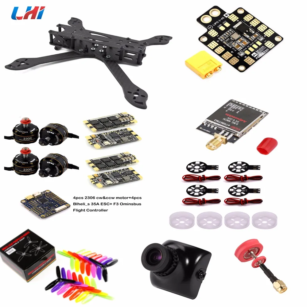 LHI Durable TrueX Freestyle Frame diy profissional quadcopter drone 2306 2600kv Brushless Motor BLheli_s 35A ESC with camera
LHI Durable TrueX Freestyle Frame diy profissional quadcopter drone 2306 2600kv Brushless Motor BLheli_s 35A ESC with camera