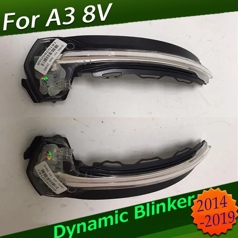 For Audi A3 8V S3 RS3 S line Cristal Dynamic Turing Side Mirror Lamp Turn Signal Indicator blinker 2013 2014 2015 2016 2017 2018 
For Audi A3 8V S3 RS3 S line Cristal Dynamic Turing Side Mirror Lamp Turn Signal Indicator blinker 2013 2014 2015 2016 2017 2018