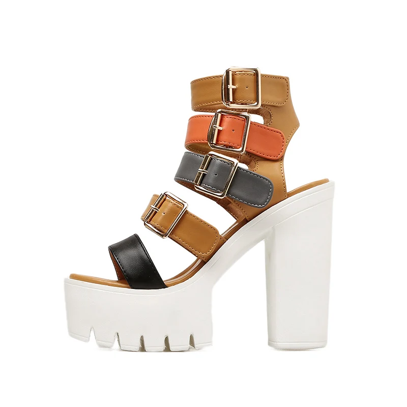 Roman Sandals Female Summer 2018 New The Wild Belt Buckle Open Toe Waterproof Platform Thick With Ultra High Heels Tide
Roman Sandals Female Summer 2018 New The Wild Belt Buckle Open Toe Waterproof Platform Thick With Ultra High Heels Tide