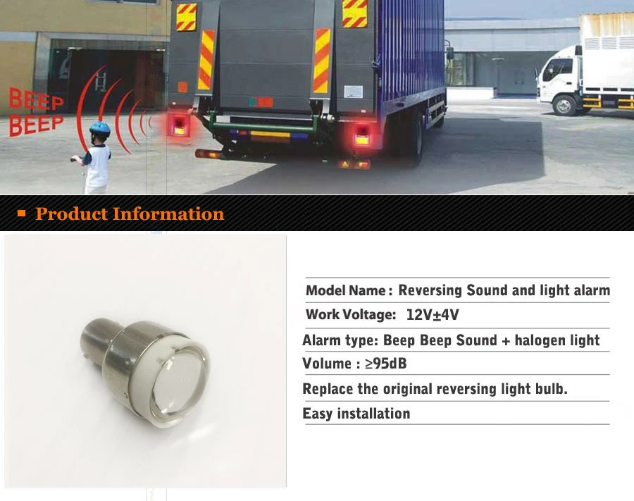 Reversing alarm reversing buzzer reversing Horn sound and light alarm halogen sound and light reversing lamp LED Light
Reversing alarm reversing buzzer reversing Horn sound and light alarm halogen sound and light reversing lamp LED Light
