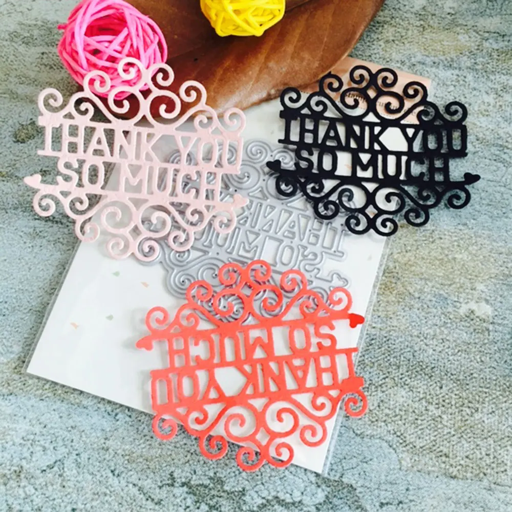 Album Book Word Cutting Dies Letter Scrapbooking Embossing Mold THANK YOU Stencil Moulds Paper Craft Dies Clear Stamps LZ-034
Album Book Word Cutting Dies Letter Scrapbooking Embossing Mold THANK YOU Stencil Moulds Paper Craft Dies Clear Stamps LZ-034