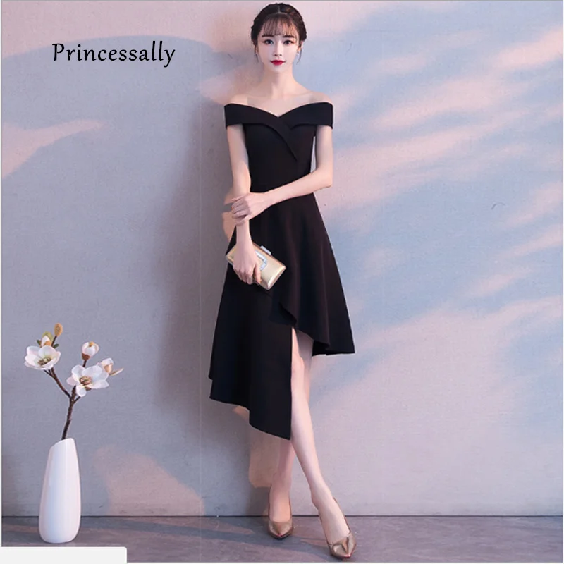 Short Simple Evening Dress Little Black Dress Cheap Satin Cute Birthday Prom Evening Party Gown Fromal Robe De Soiree Courte
Short Simple Evening Dress Little Black Dress Cheap Satin Cute Birthday Prom Evening Party Gown Fromal Robe De Soiree Courte