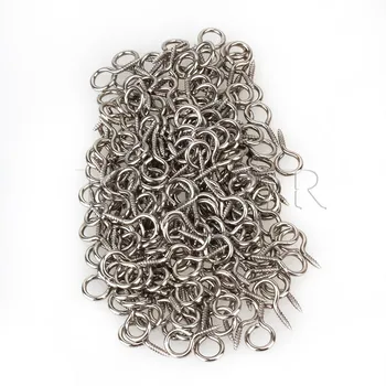 BQLZR 200 x Screw Mini Eyes Pins 0# Eyepins Hanging Hooks Eyelets Threaded Hardware
BQLZR 200 x Screw Mini Eyes Pins 0# Eyepins Hanging Hooks Eyelets Threaded Hardware