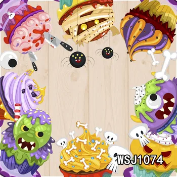 LB Polyester & Vinyl Halloween Theme Prank Scary Cup Cake Photography Backdrop For Studio Photo Prop Photographic Background
LB Polyester & Vinyl Halloween Theme Prank Scary Cup Cake Photography Backdrop For Studio Photo Prop Photographic Background