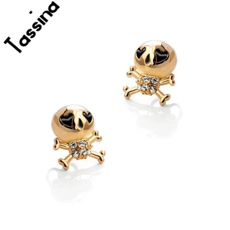 Tassina Black Pink Eye Zircon Crystal Punk Skull Skeleton Stud Earrings For Women Men Gifts 2017 New Jewelry YT-E5165
Tassina Black Pink Eye Zircon Crystal Punk Skull Skeleton Stud Earrings For Women Men Gifts 2017 New Jewelry YT-E5165