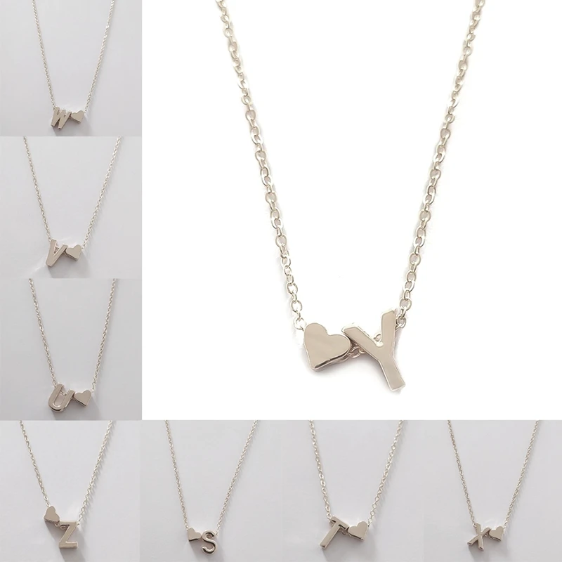 2019 Fashion Heart Initial Necklace Personalized Letter Necklace Name Jewelry For Women Accessories Girlfriend Gift
2019 Fashion Heart Initial Necklace Personalized Letter Necklace Name Jewelry For Women Accessories Girlfriend Gift