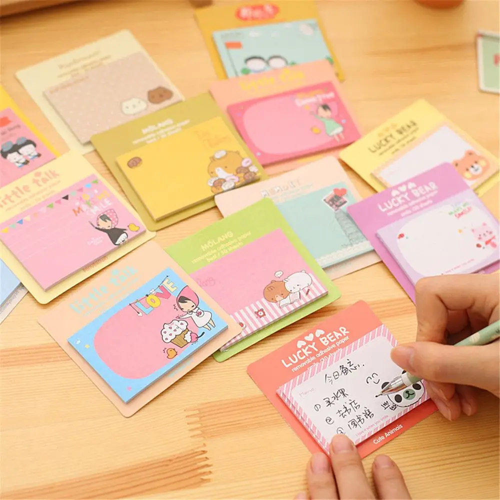 5pcs Cute Cartoon Memo Pad Sticky Notes Paper Sticker Notepad Kawaii Stationery DIY Scrapbooking Stickers Message Writing Note
5pcs Cute Cartoon Memo Pad Sticky Notes Paper Sticker Notepad Kawaii Stationery DIY Scrapbooking Stickers Message Writing Note