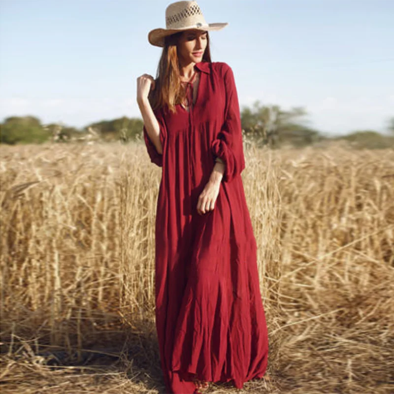 BringBring 2018 Spring Spring V-Neck Band Dress Women Loose Large Size Women's Long Sleeve Red Causal Dress Oversize 1855
BringBring 2018 Spring Spring V-Neck Band Dress Women Loose Large Size Women's Long Sleeve Red Causal Dress Oversize 1855