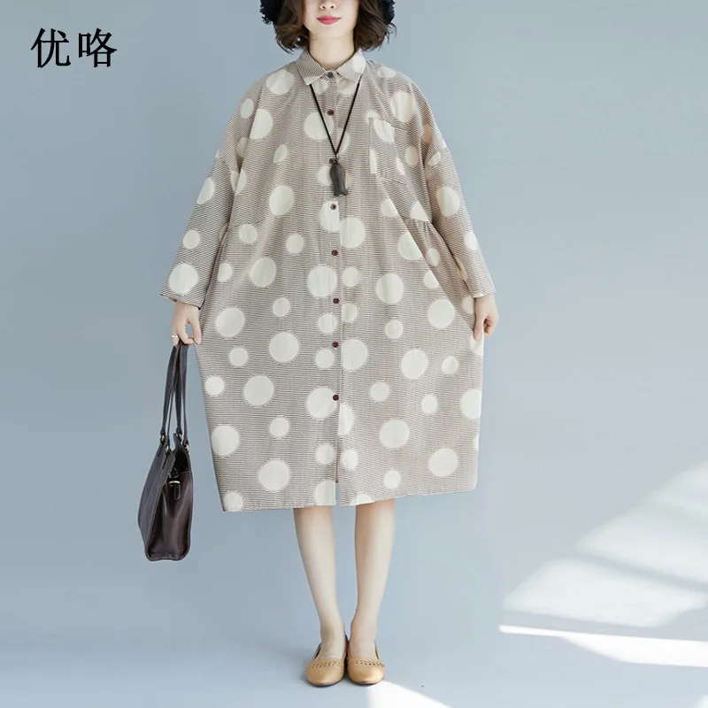 2019 Women Polka Dot Plus Size Shirts Tops Linen Cotton Striped Blouse Oversize Female Casual Batwing Sleeve Blouses 4XL 5XL 6XL
2019 Women Polka Dot Plus Size Shirts Tops Linen Cotton Striped Blouse Oversize Female Casual Batwing Sleeve Blouses 4XL 5XL 6XL