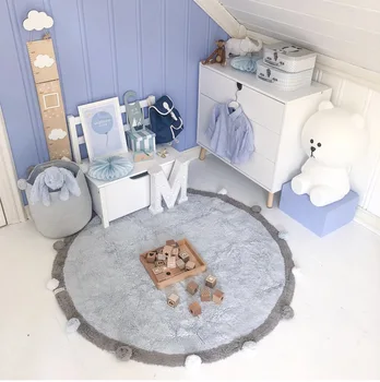 Baby Play Mat Round Carpet with Balls Around Children Toys Baby Photography Props Kids Room Decoration 120cm Mechanical Wash
Baby Play Mat Round Carpet with Balls Around Children Toys Baby Photography Props Kids Room Decoration 120cm Mechanical Wash
